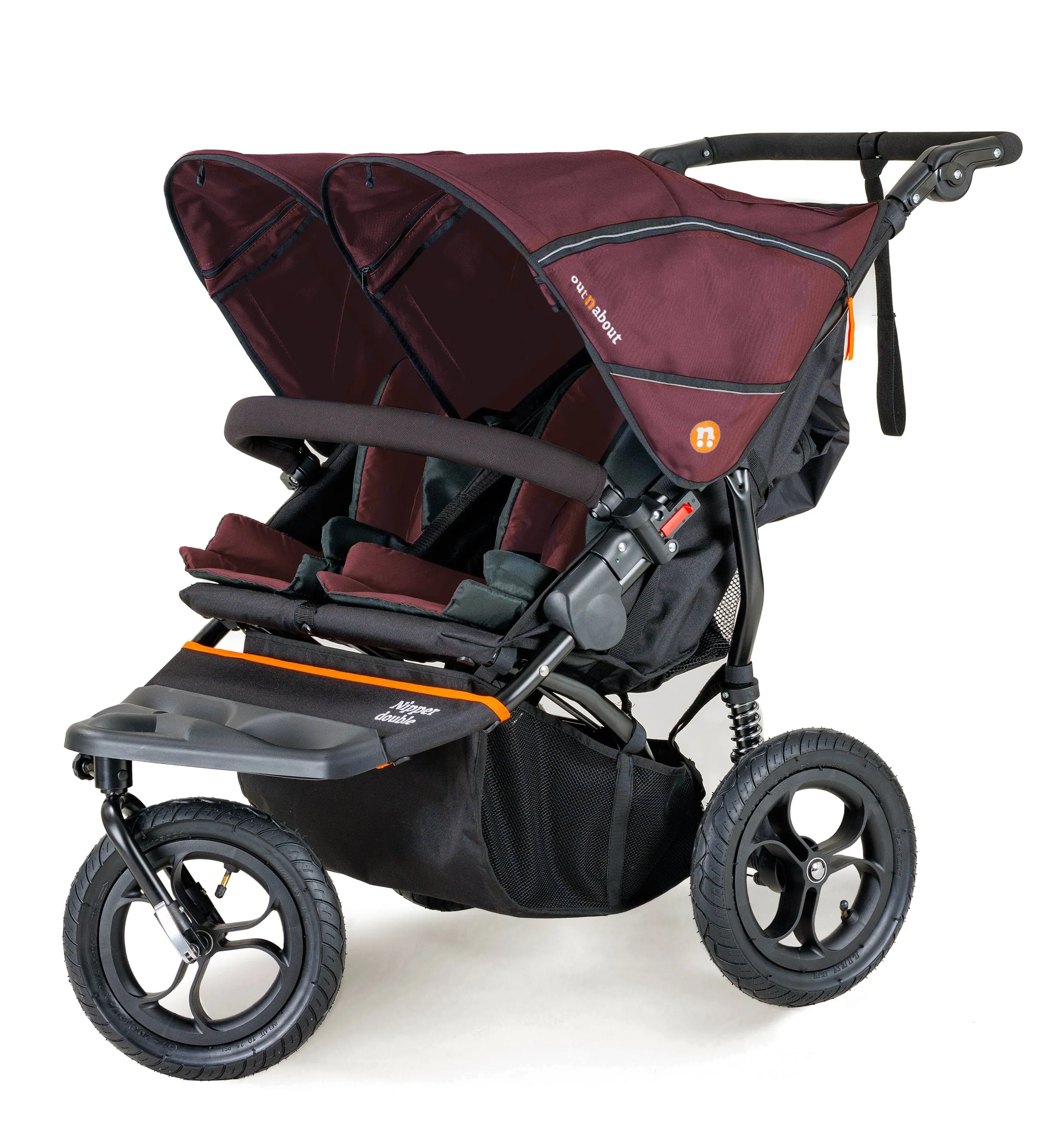 Out n About Nipper Double Twin Comfort Kit in Brambleberry Red