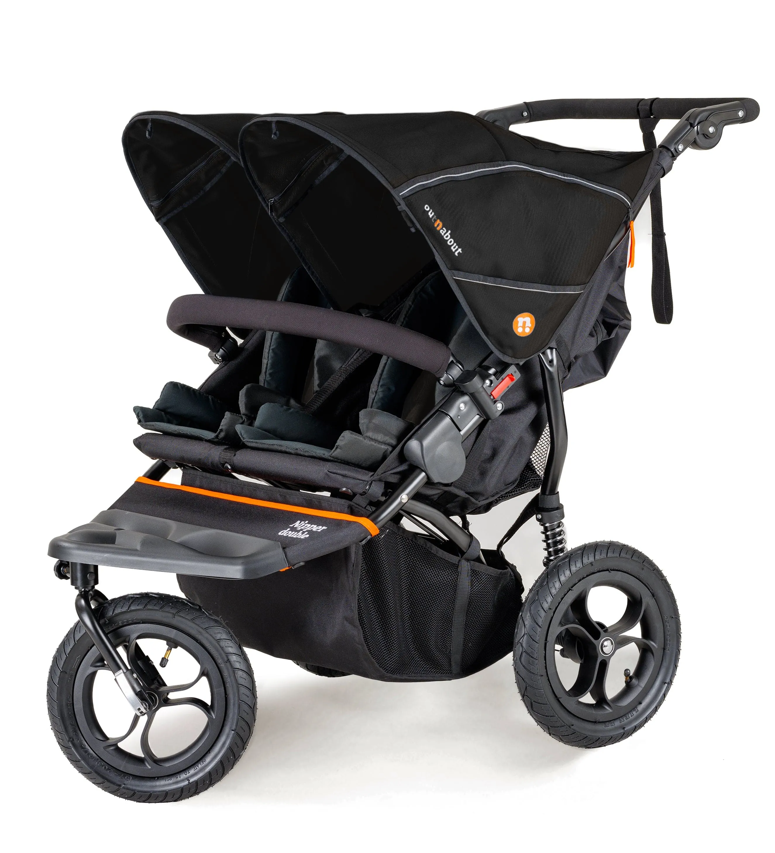 Out n About Nipper Double Twin Comfort Kit in Summit Black