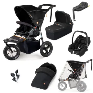 Out n About Nipper Single Maxi-Cosi Essential Kit in Summit Black