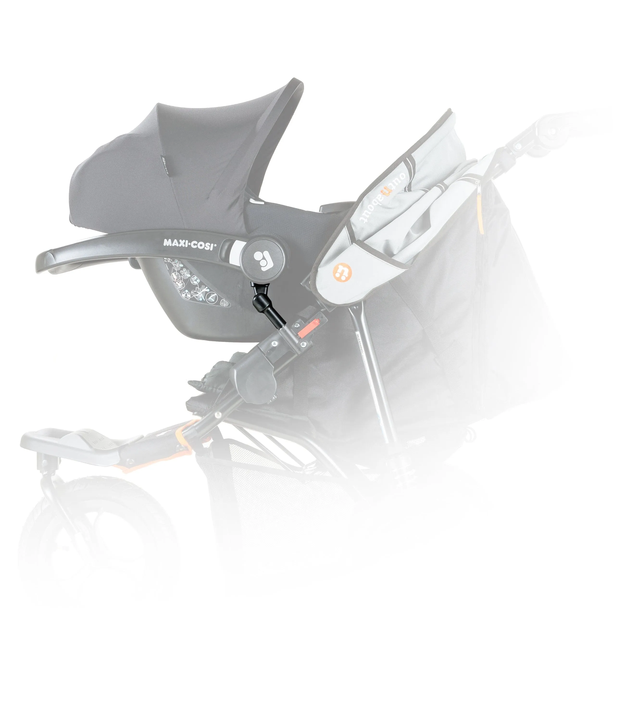 Out n About Nipper Single Maxi-Cosi Essential Kit in Summit Black