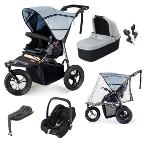 Out n About Nipper Single Maxi-Cosi Starter Kit in Rock Salt Grey
