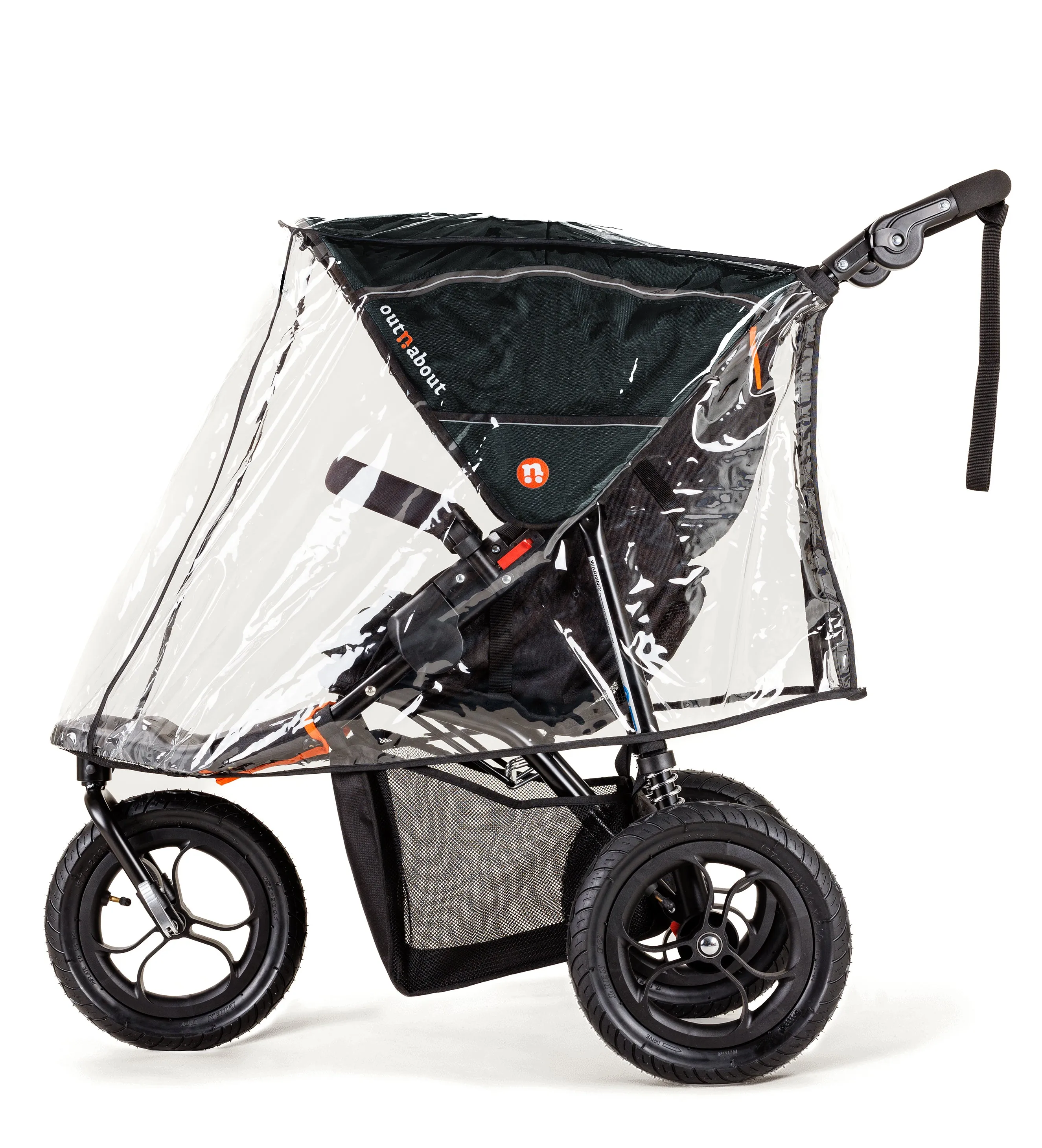 Out n About Single Nipper V5 - Summit Black - Please allow 7 days for delivery