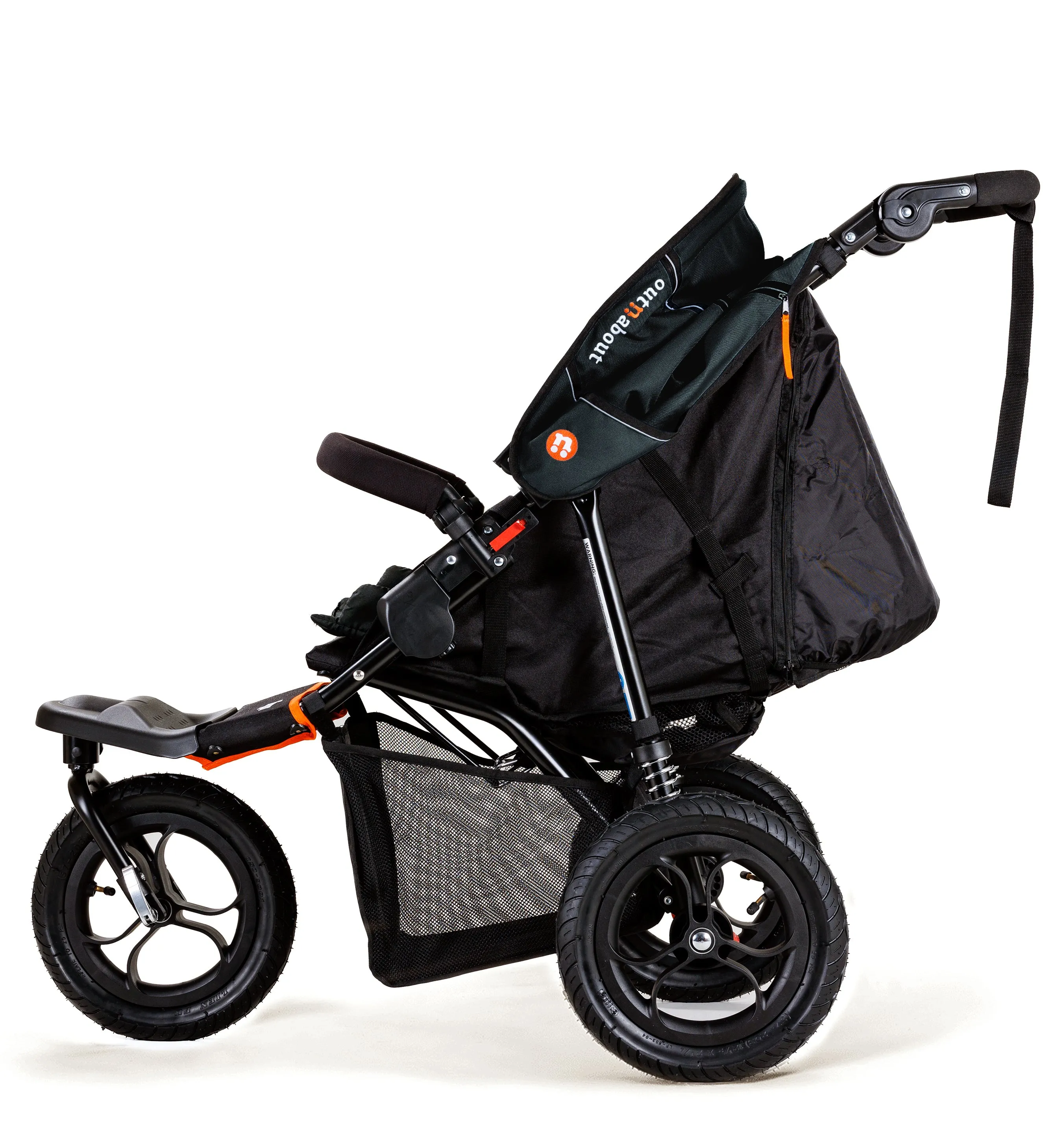Out n About Single Nipper V5 - Summit Black - Please allow 7 days for delivery