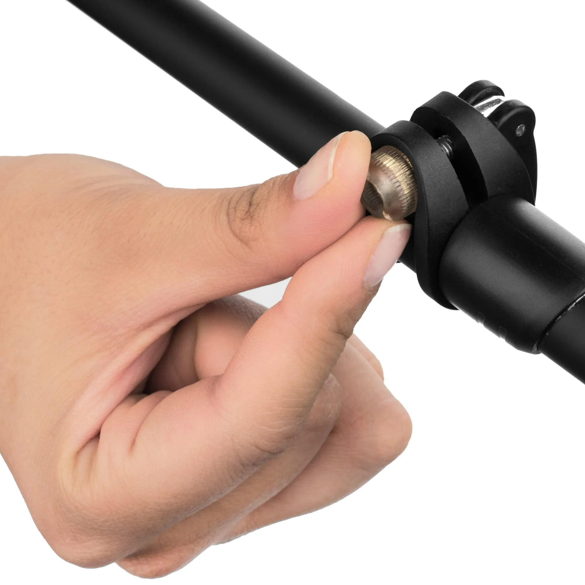 Ozark Trail Brand Aluminum Adjustable Quick Lock Trekking Poles with Cork Grip, 2 Hiking Poles - open_box