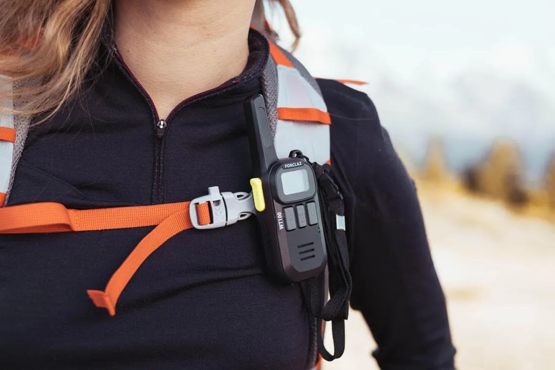Paire de talkie-walkies rechargeables par USB - 5 km - WT100