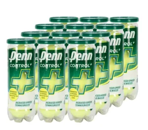 Penn Control Plus Tennis Balls in 12 can case