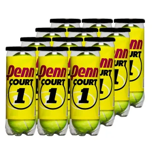 Penn Court 1 Tennis Balls (12 Can Case)