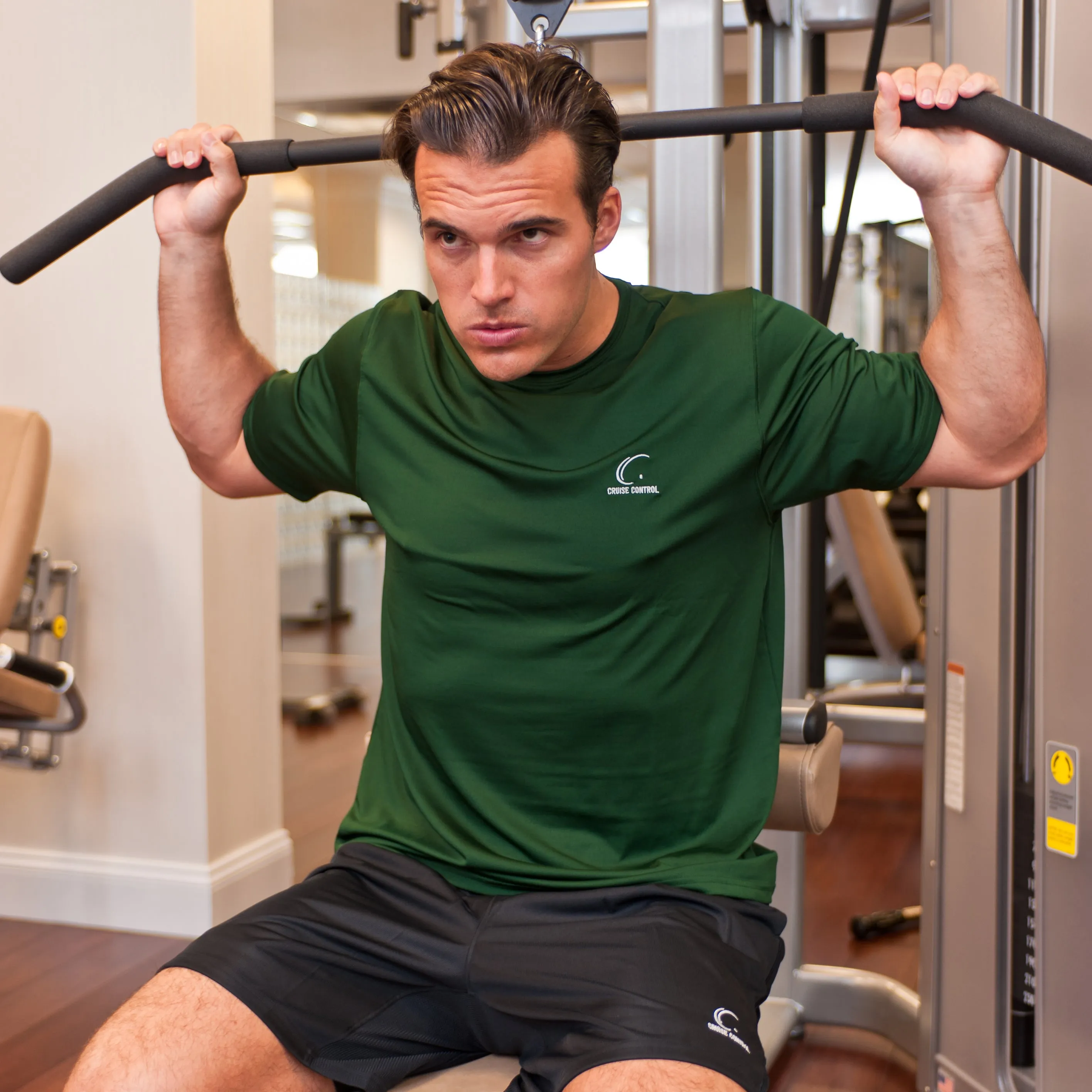 Performance Crewneck Tee - Left Chest Logo
