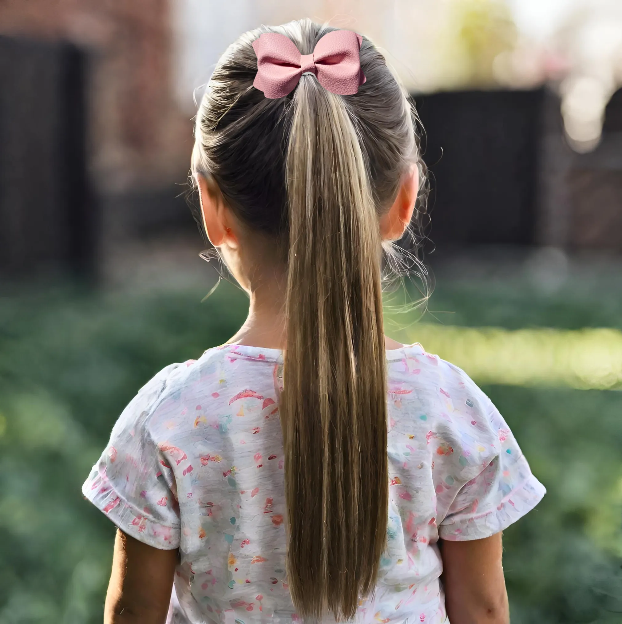 Pink Pinch Hair Bow