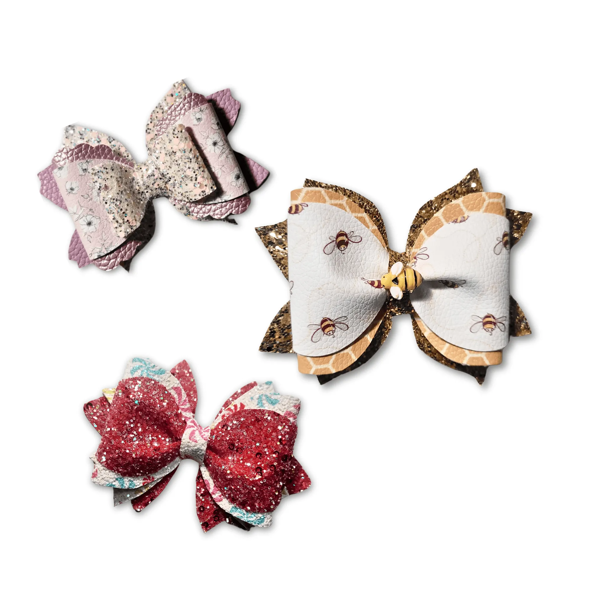 Pink Pinch Hair Bow
