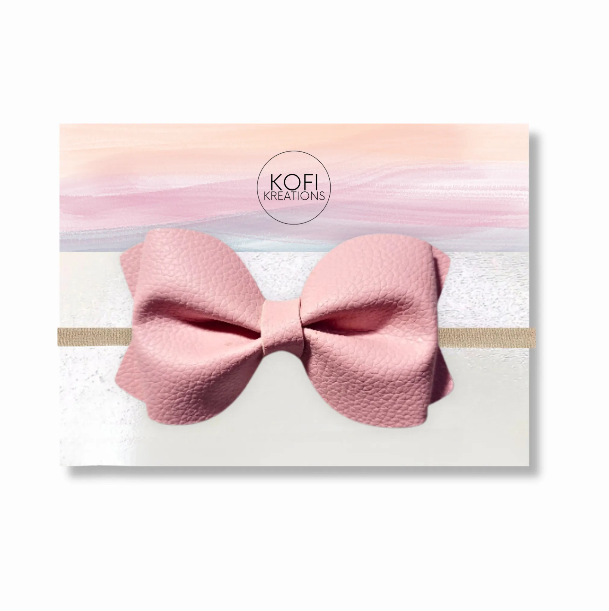 Pink Pinch Hair Bow