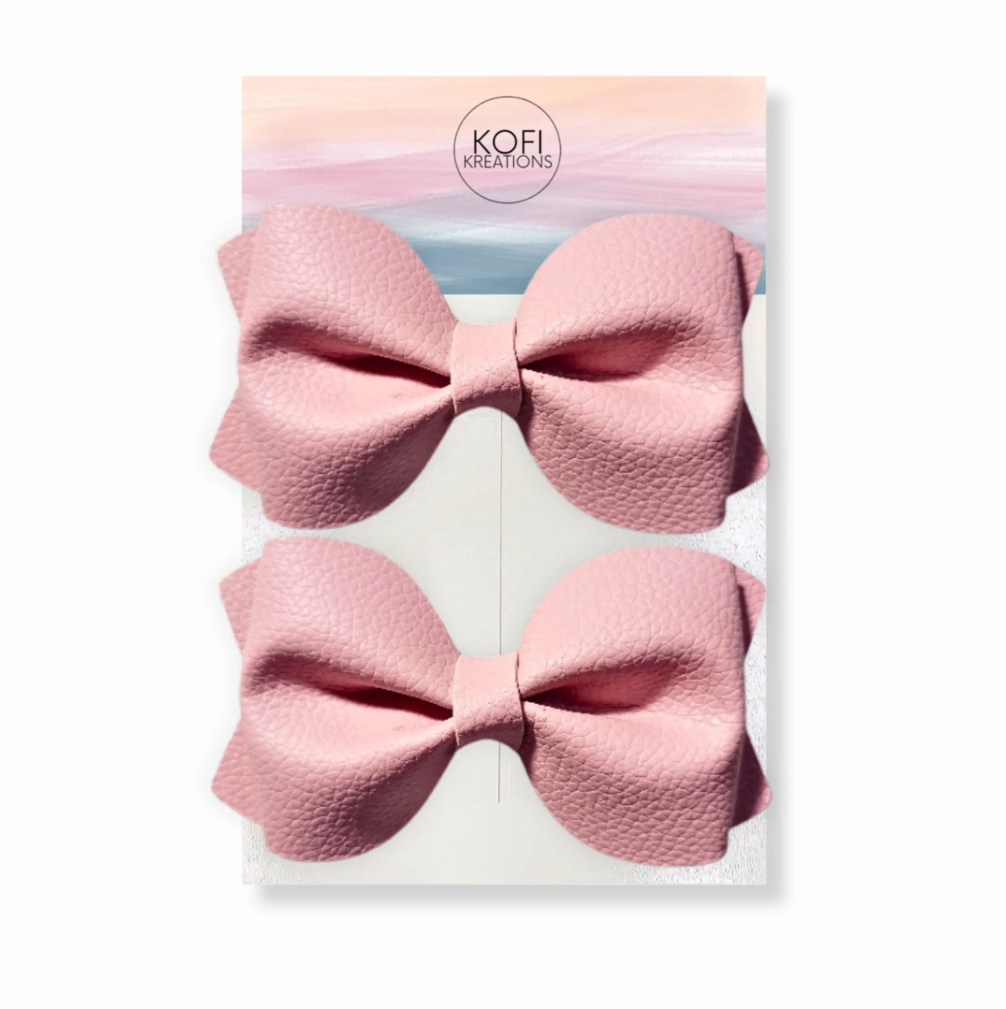 Pink Pinch Hair Bow