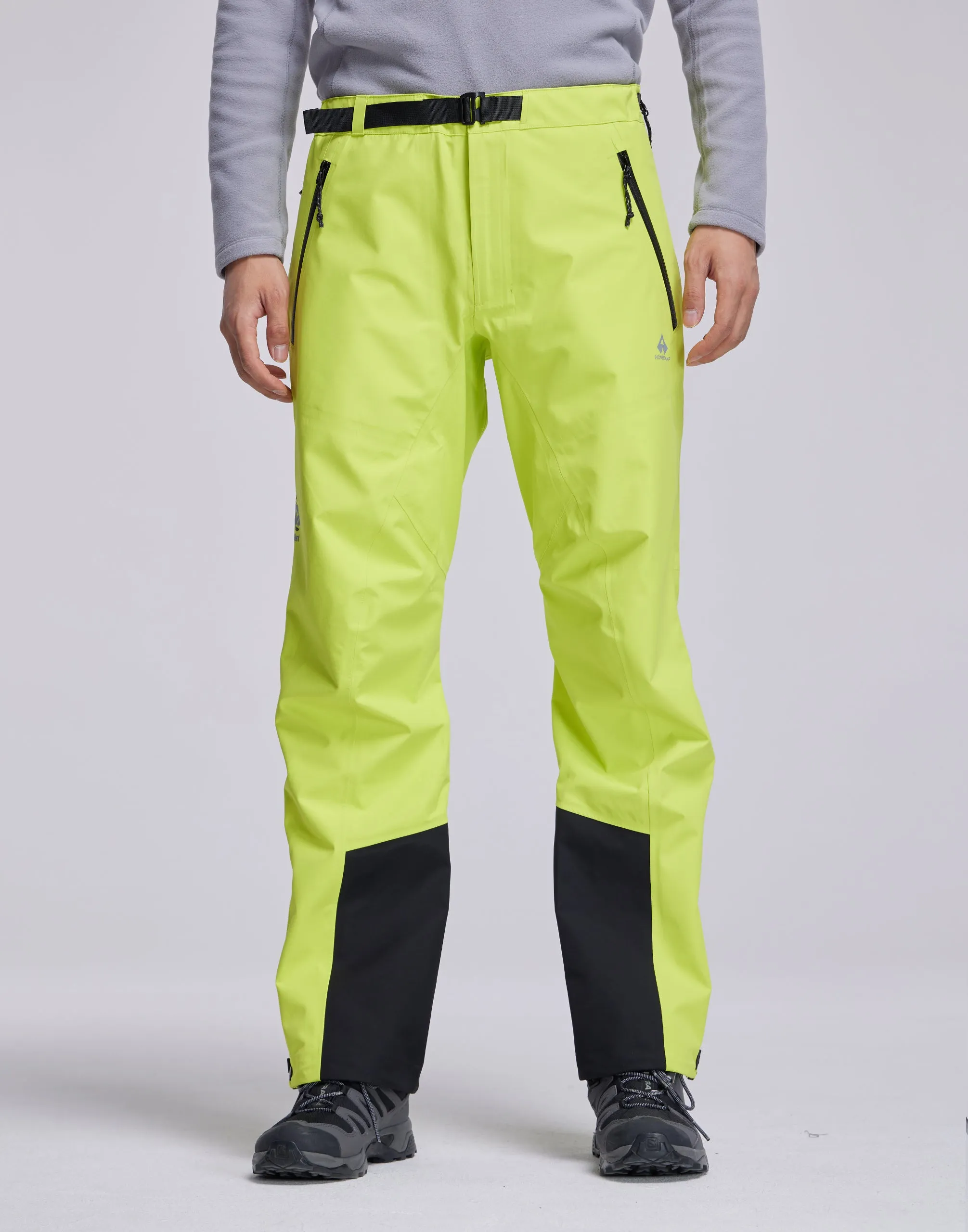 Pioneer Camp Men's Waterproof Ski Pants – Windproof, Lightweight, Full-Zip Design