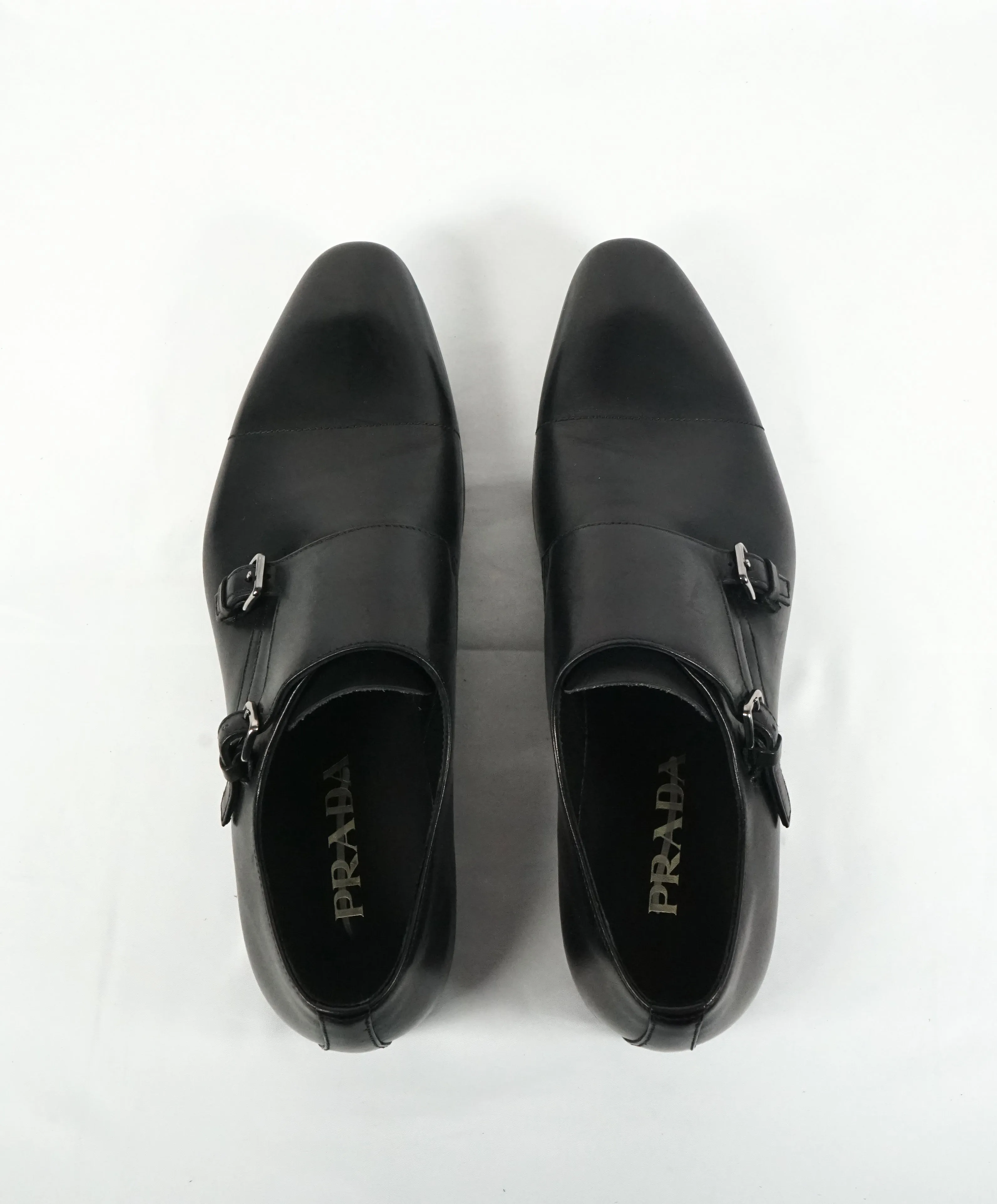 PRADA - Slim Silhouette Double Monk Strap Loafer - 8.5