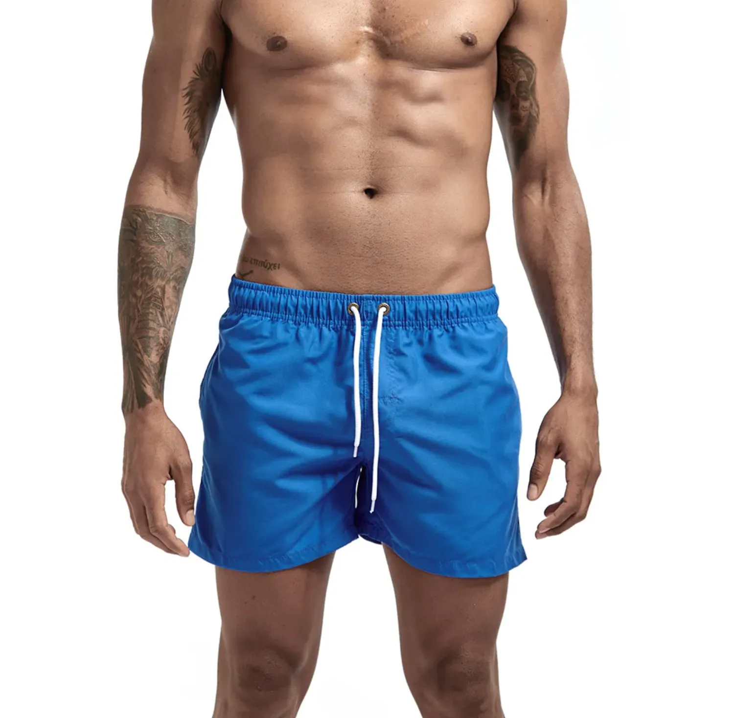 "SWIM" Maillot de bain Short de plage Homme couleur Kaki -  URB1™