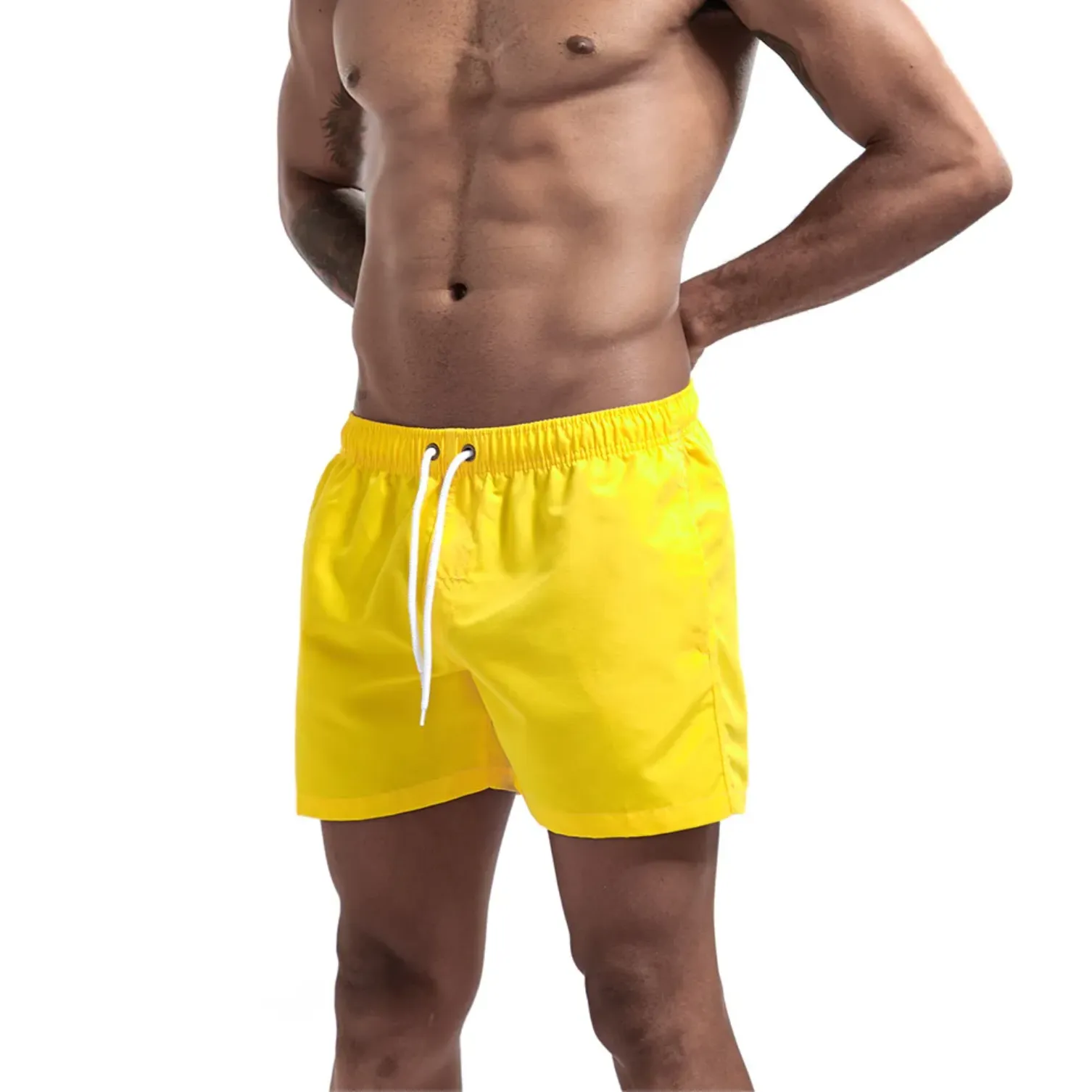 "SWIM" Maillot de bain Short de plage Homme couleur Kaki -  URB1™