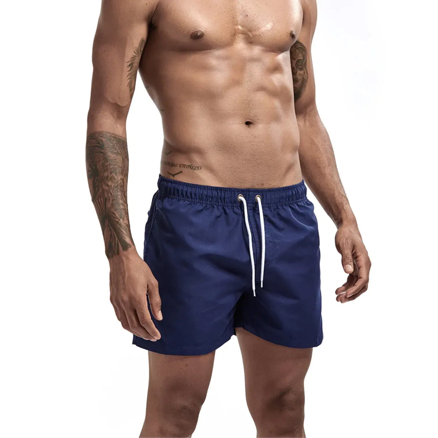"SWIM" Maillot de bain Short de plage Homme couleur Kaki -  URB1™