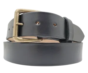 "The Office" Black Casual Leather Belt