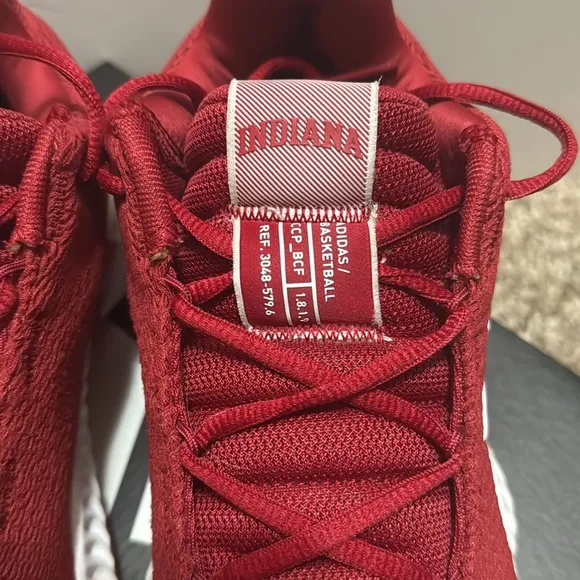 Red Adidas Indiana shoes