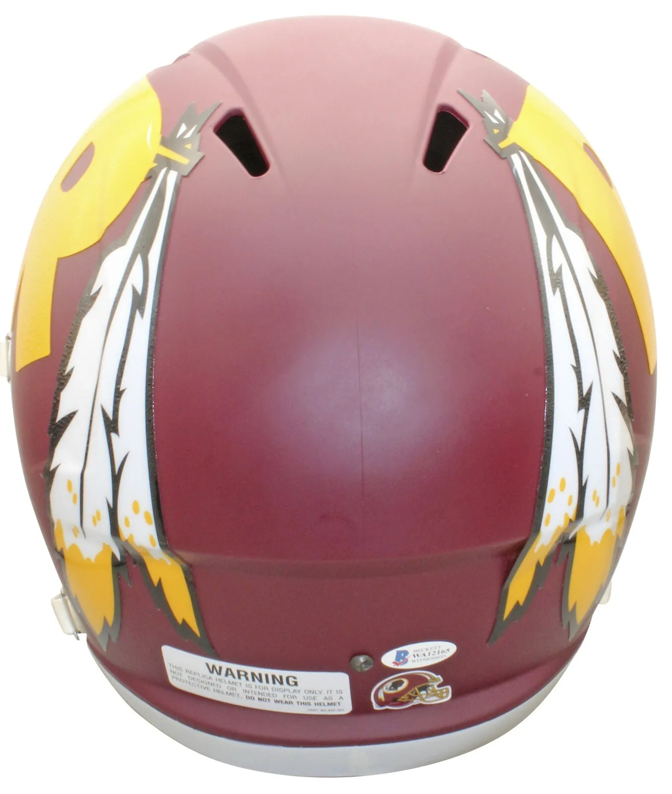 Redskins Art Monk "HOF 08" Signed Amp Riddell Full Size Speed Rep Helmet BAS