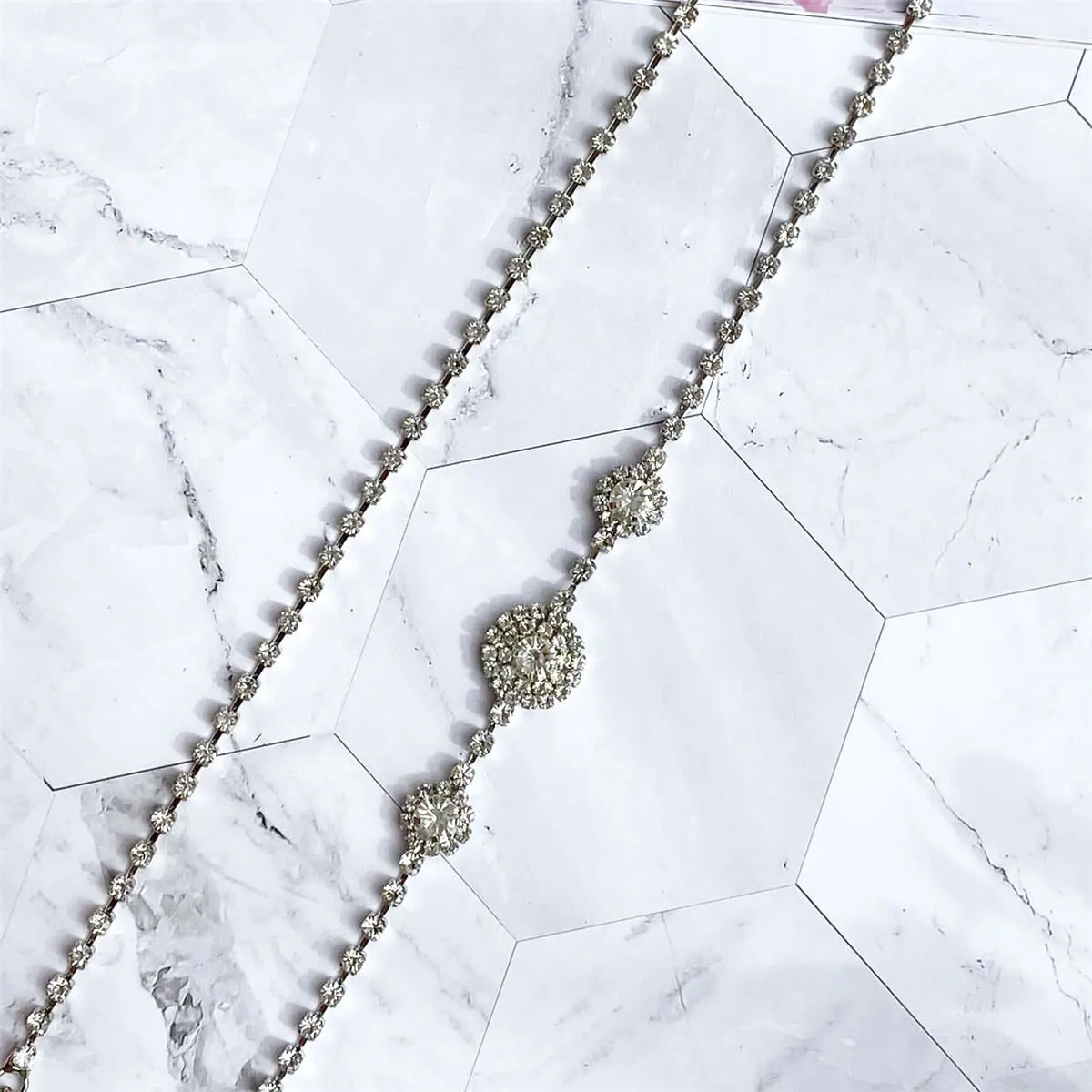 Rhinestone Decorative Bra Straps