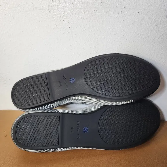 Rothy's The Flat Gray Mist Captoe Ballet Classic Comfort Shoes Women’s US 10.5