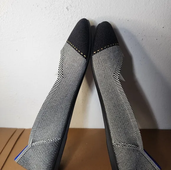 Rothy's The Flat Gray Mist Captoe Ballet Classic Comfort Shoes Women’s US 10.5