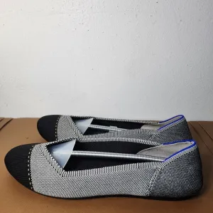 Rothy's The Flat Gray Mist Captoe Ballet Classic Comfort Shoes Women’s US 10.5