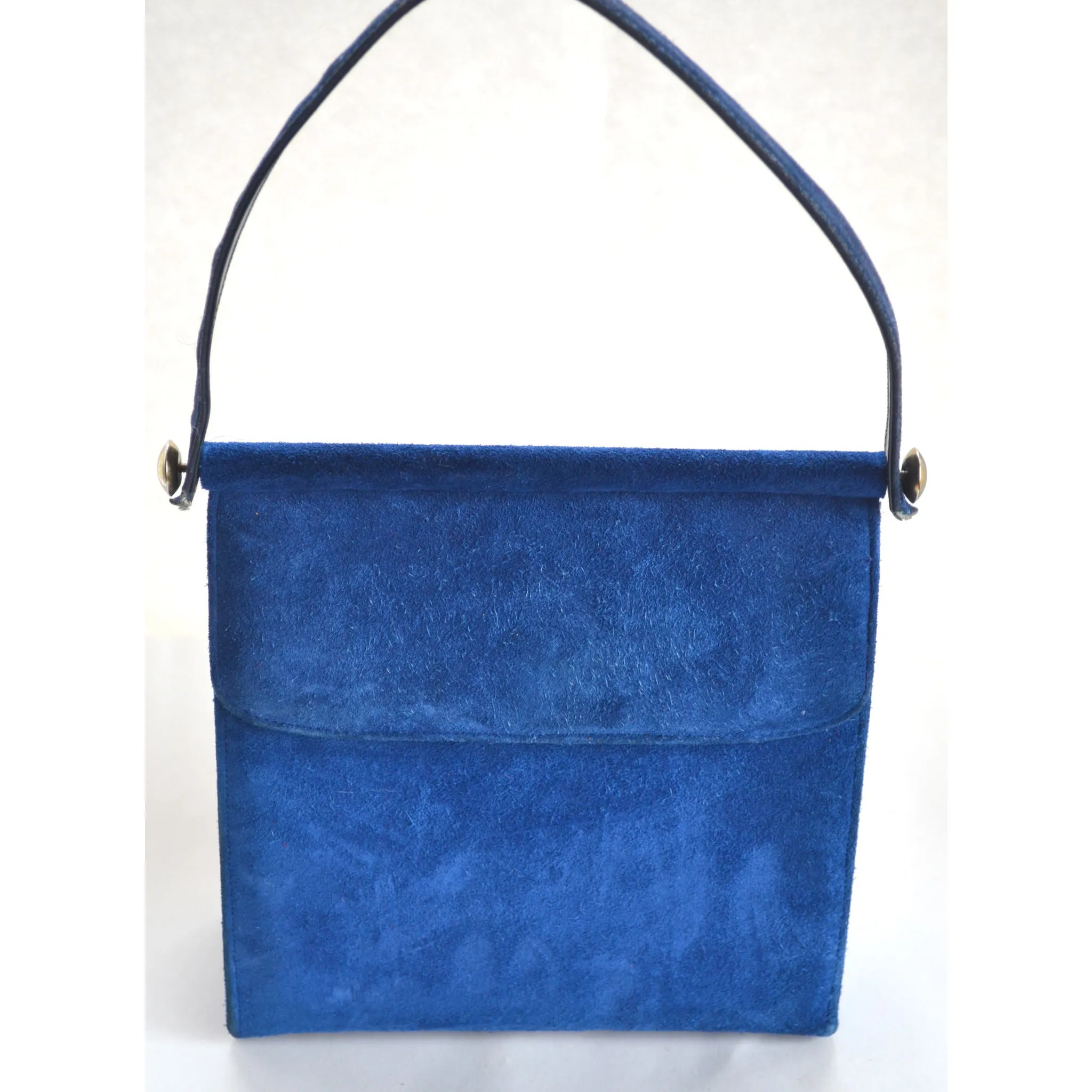 Royal Blue Suede Purse