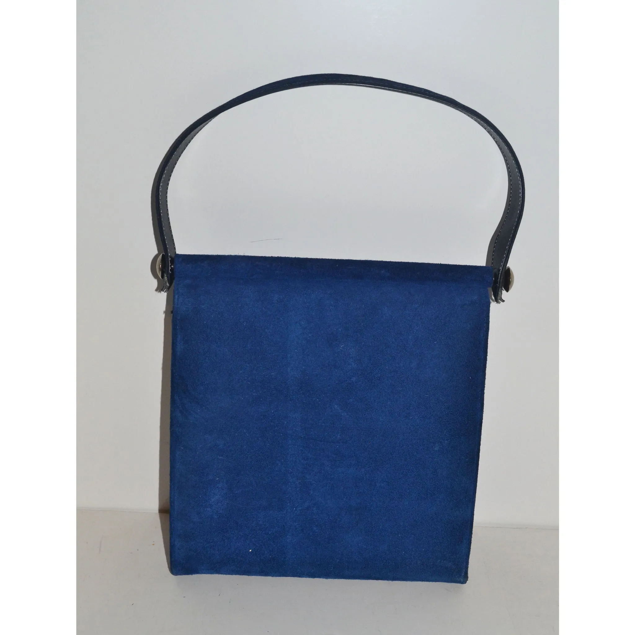 Royal Blue Suede Purse