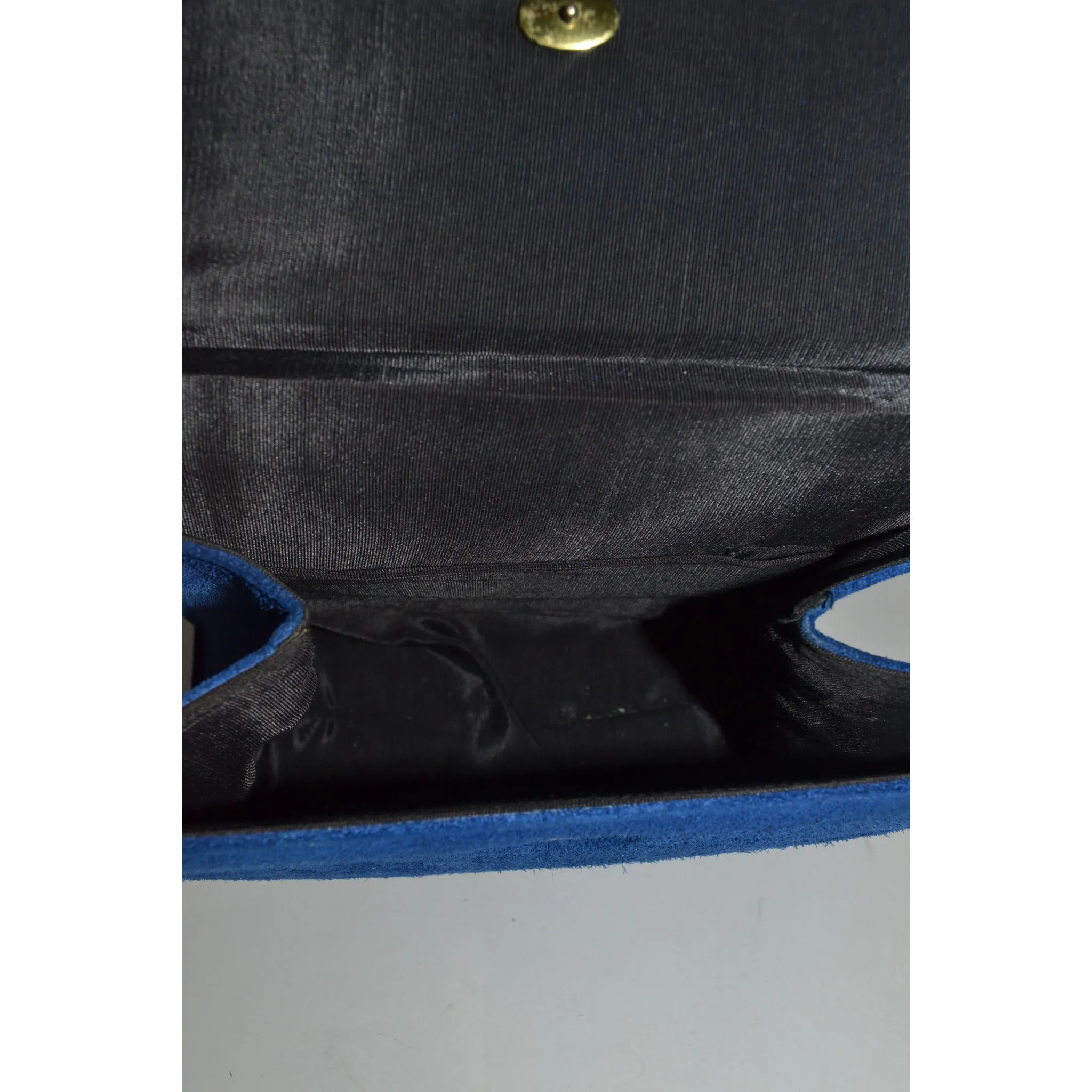 Royal Blue Suede Purse