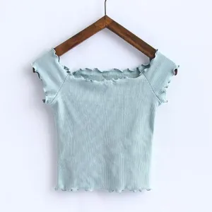 Ruffled Off-Shoulder