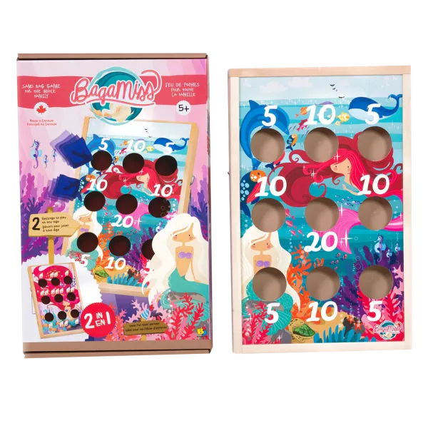 Rustik Bagamiss 2-in-1 Mermaid Sandbag Game