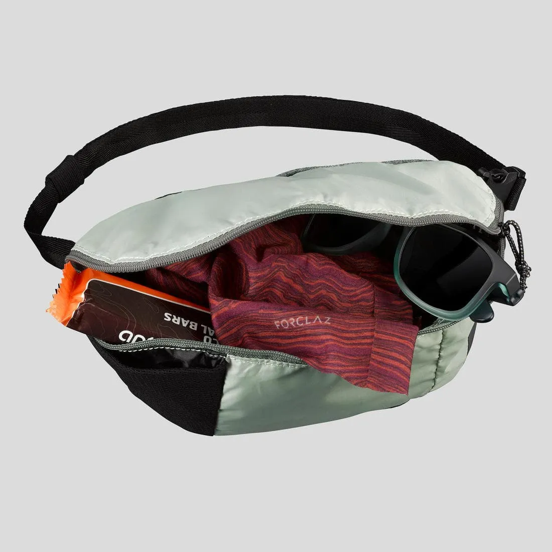 Sac banane compact de trek voyage TRAVEL 2L noir