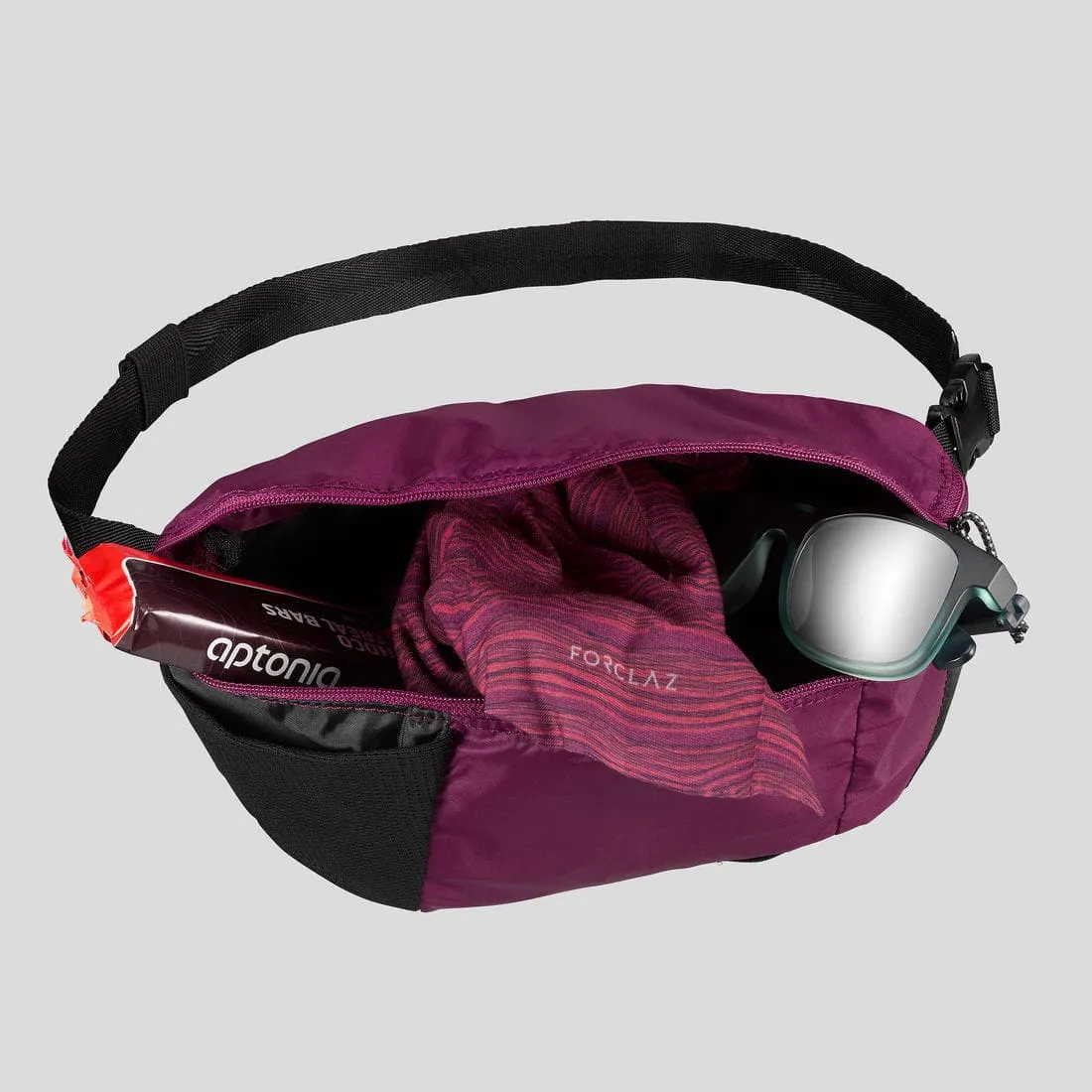 Sac banane compact de trek voyage TRAVEL 2L noir