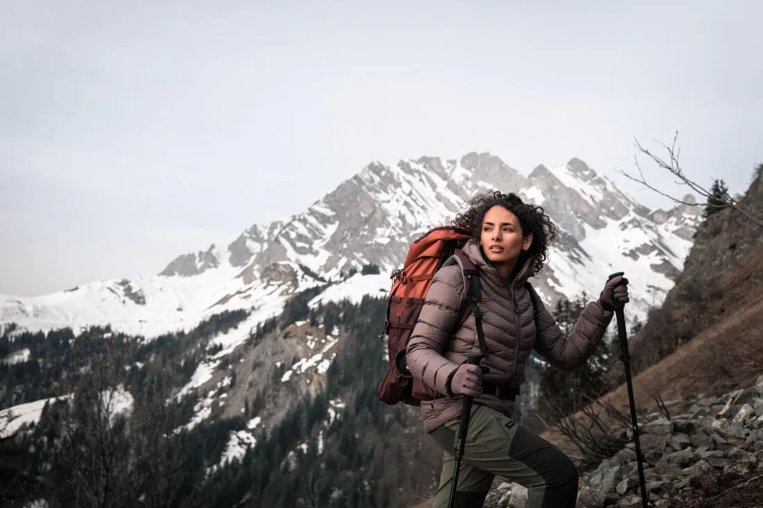 Sac à dos de trekking femme 50 l - mt 100 easyfit