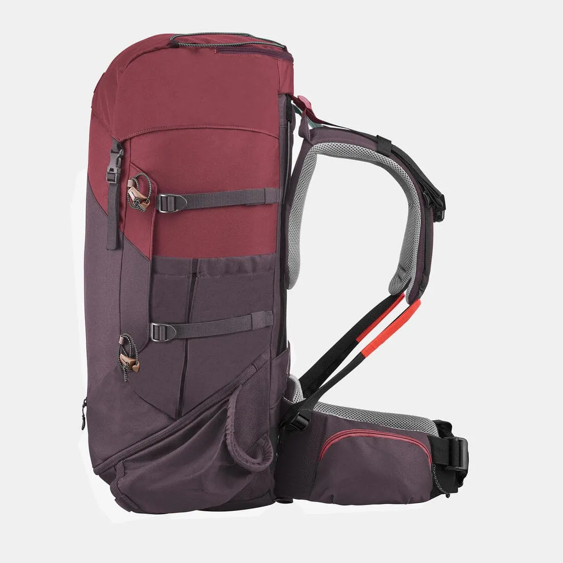 Sac à dos de trekking femme 50 l - mt 100 easyfit