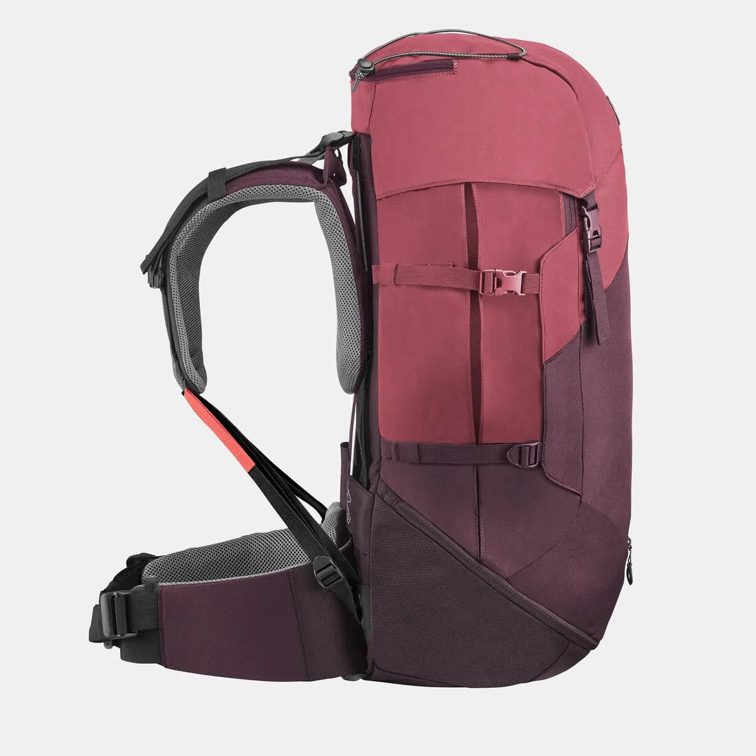 Sac à dos de trekking femme 50 l - mt 100 easyfit