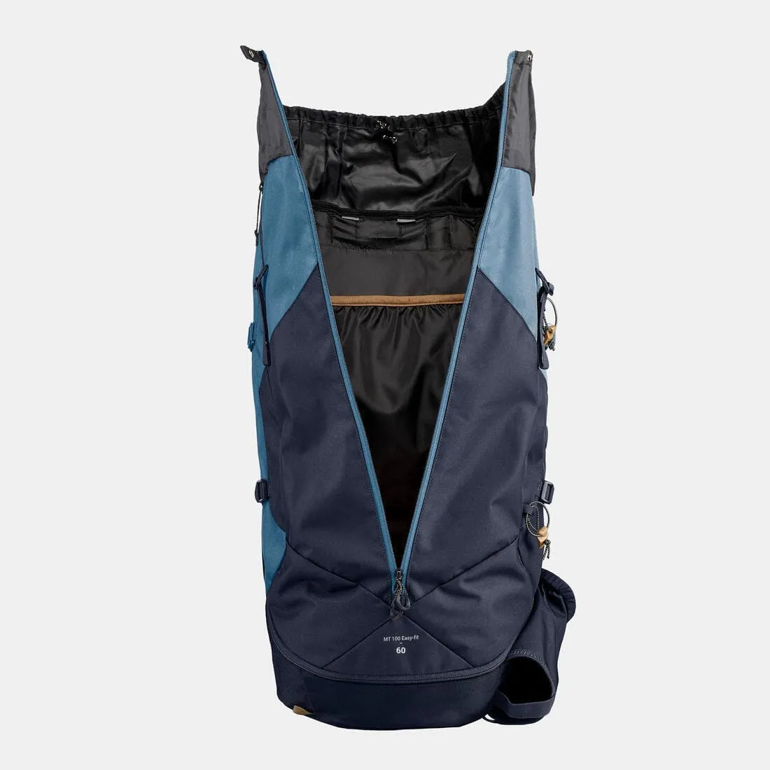 Sac à dos de trekking femme 60 l - mt100 easyfit