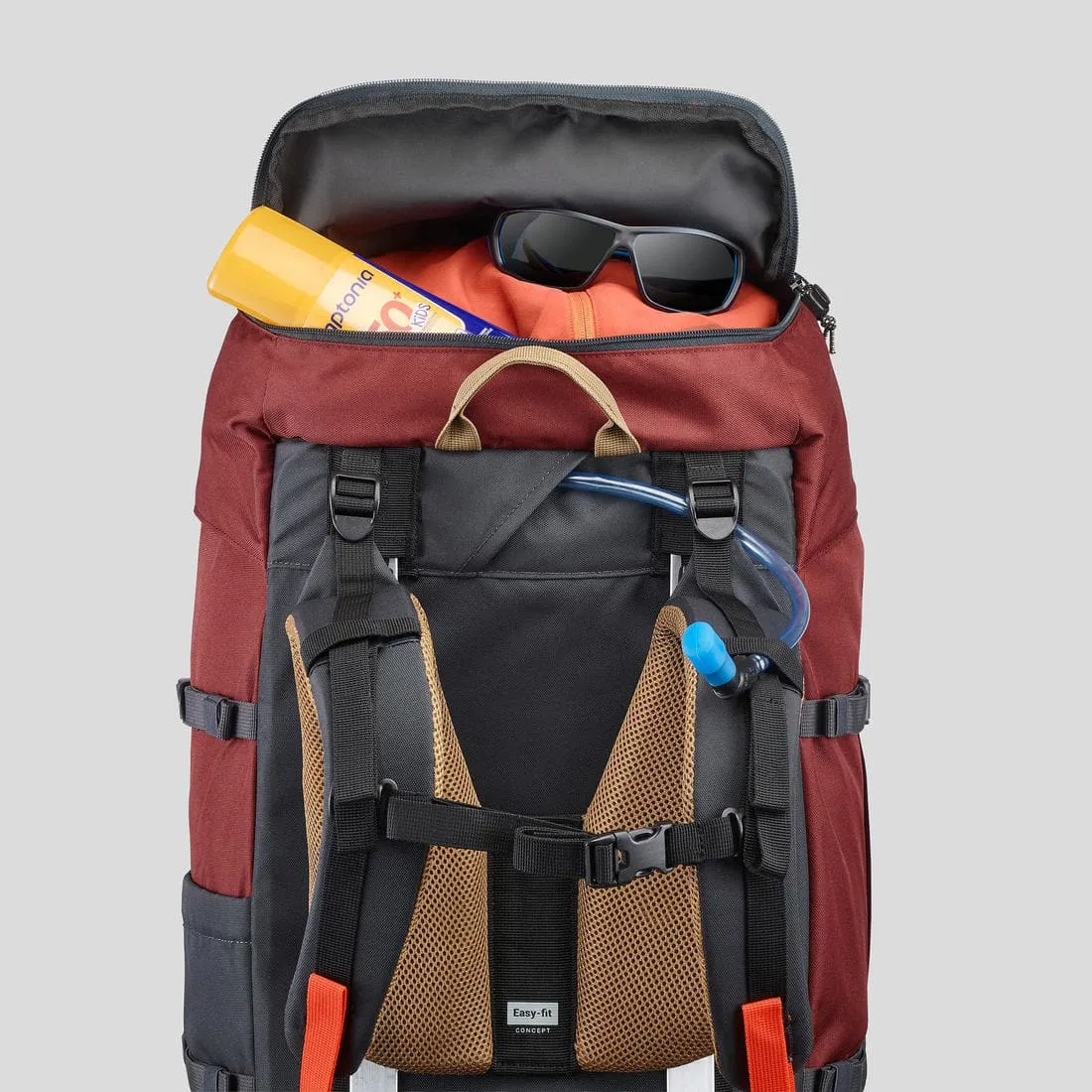 Sac à dos de trekking homme 70 l - mt100 easyfit