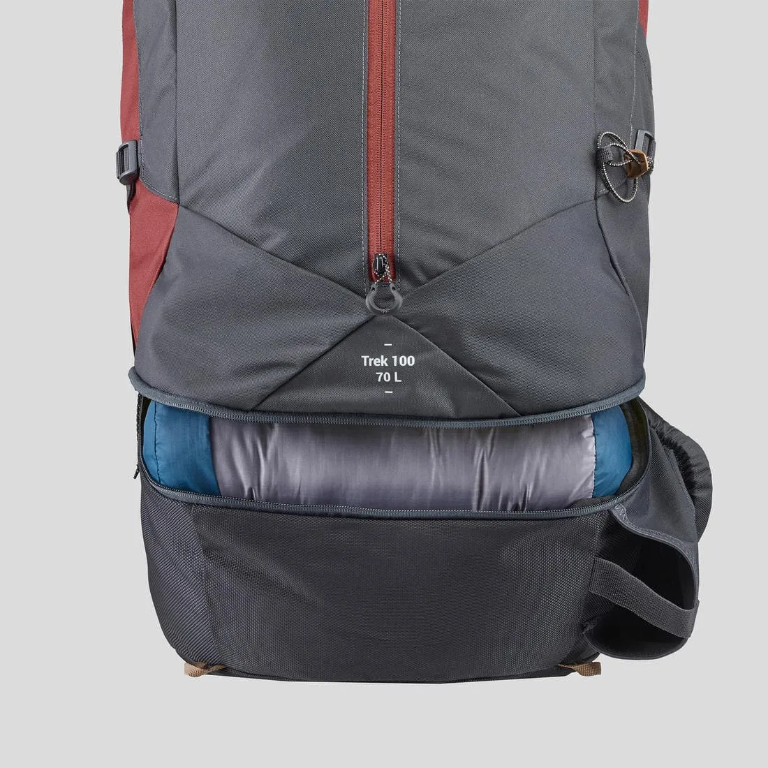 Sac à dos de trekking homme 70 l - mt100 easyfit