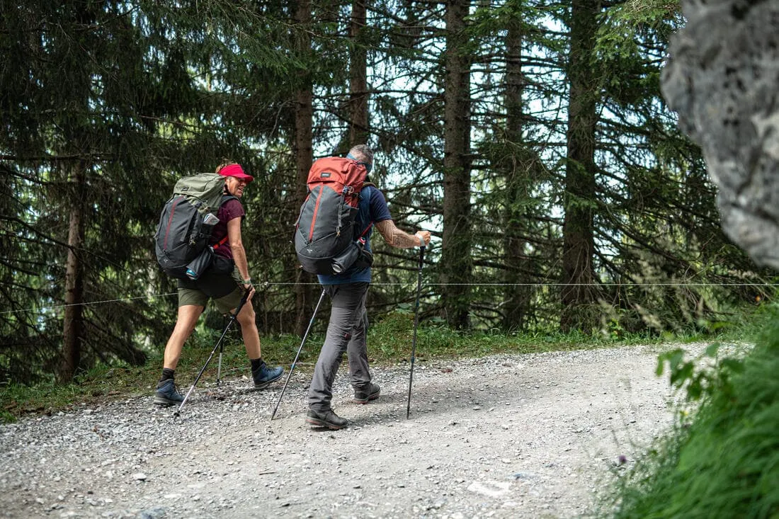 Sac à dos de trekking homme 70 l - mt100 easyfit