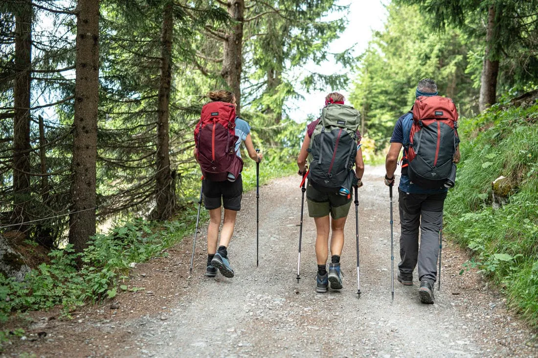 Sac à dos de trekking homme 70 l - mt100 easyfit