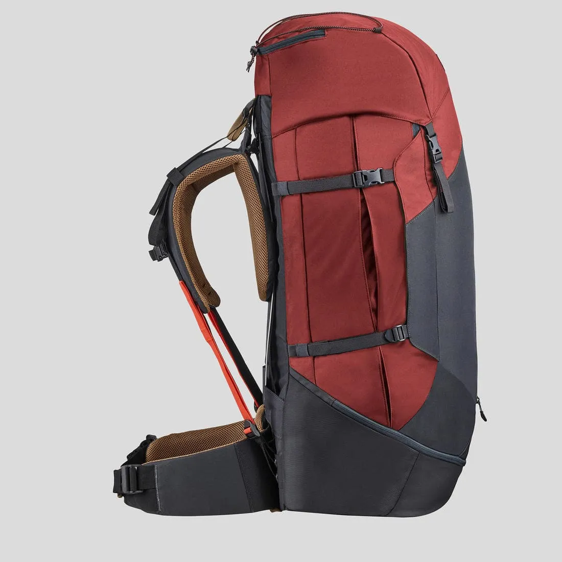 Sac à dos de trekking homme 70 l - mt100 easyfit