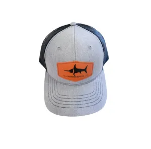 Saltwater Boys Leather Hat - Grey