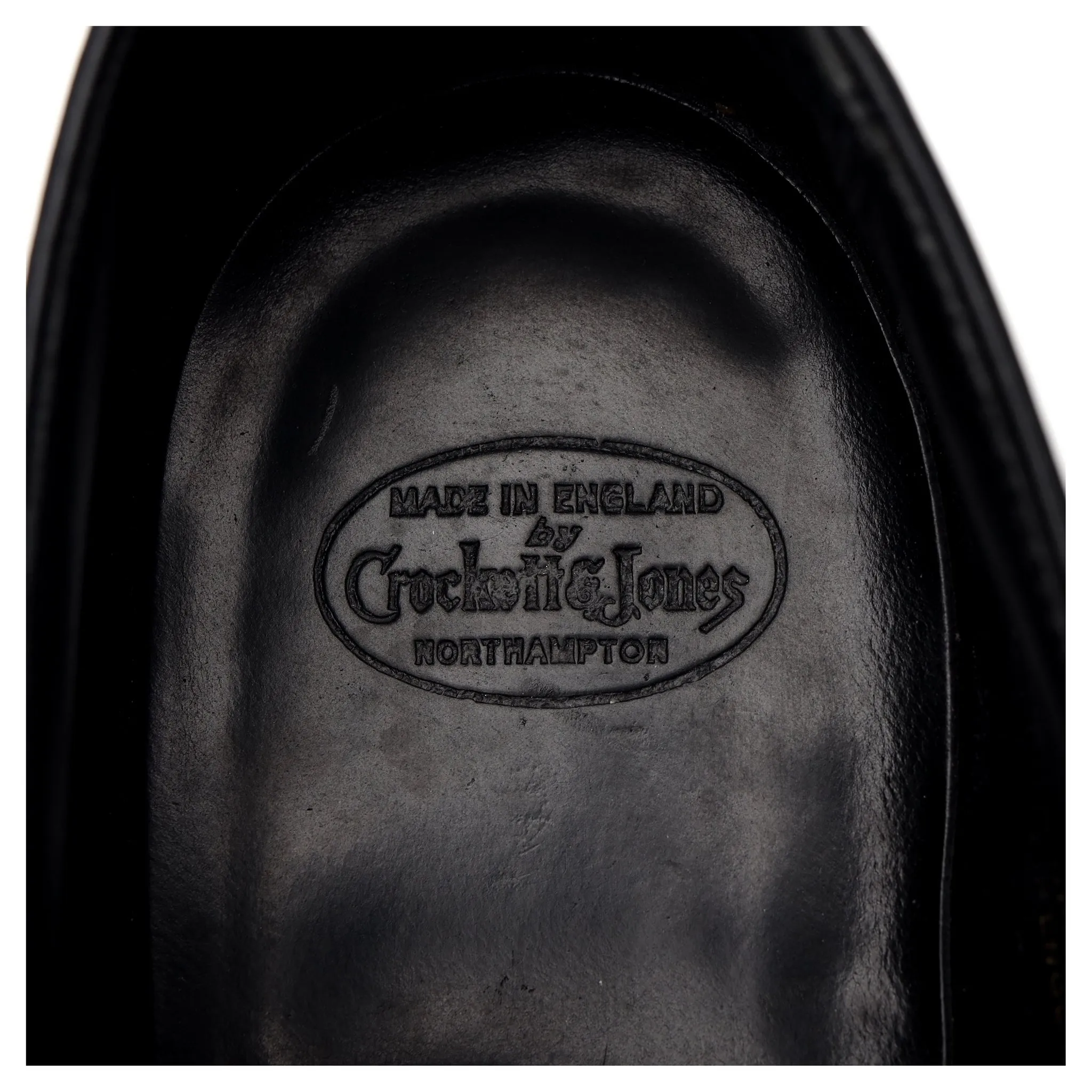 'Savile' Black Leather Monk Strap UK 10 E