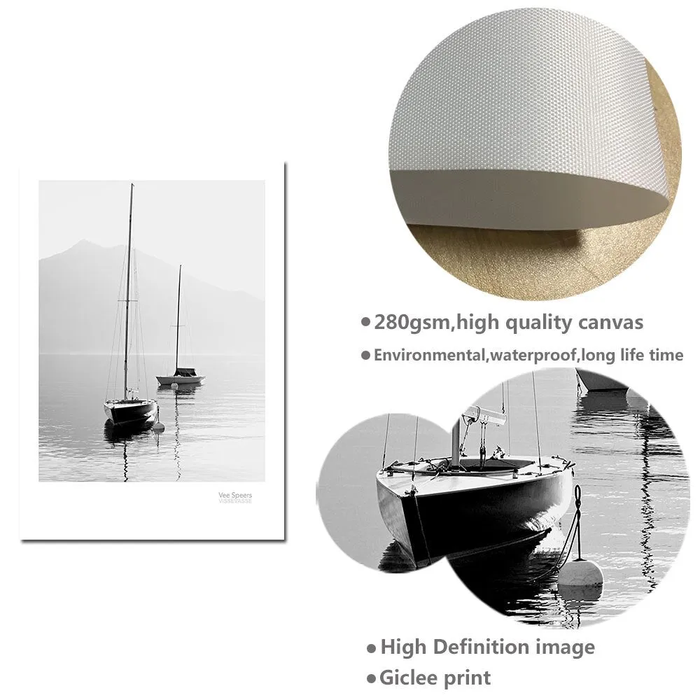 Scandinavian Landscape Canvas Poster Wall Art