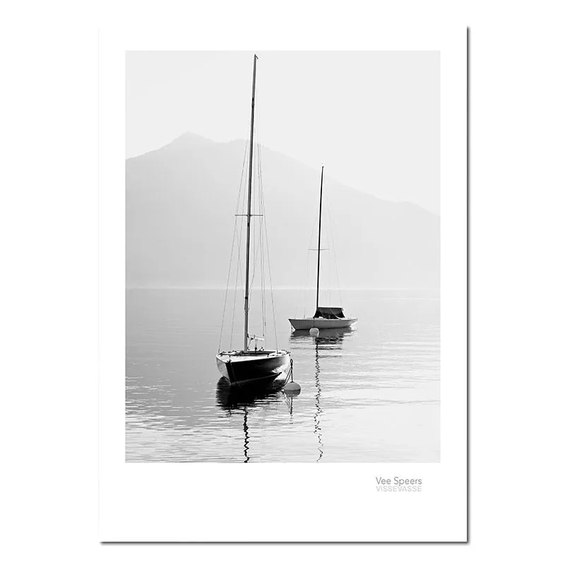 Scandinavian Landscape Canvas Poster Wall Art