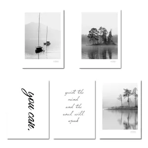 Scandinavian Landscape Canvas Poster Wall Art