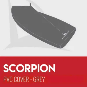 Scorpion Boat Cover - Boom Up - PVC Grey